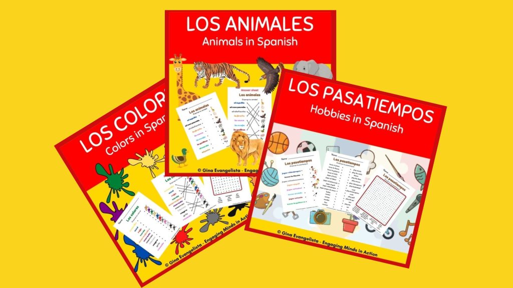 Resources for teachers and students: Spanish worksheets